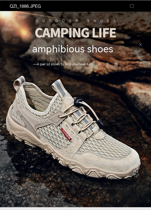 Zapatos de Cuero Transpirables para Hombre - Calzado Deportivo Outdoor de Suela Blanda Antideslizante - Image 57