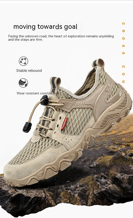 Zapatos de Cuero Transpirables para Hombre - Calzado Deportivo Outdoor de Suela Blanda Antideslizante - Image 62