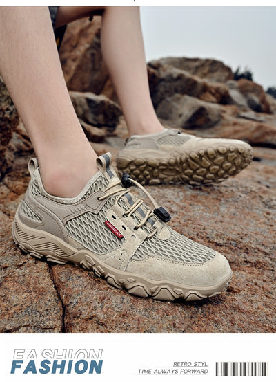 Zapatos de Cuero Transpirables para Hombre - Calzado Deportivo Outdoor de Suela Blanda Antideslizante - Image 66