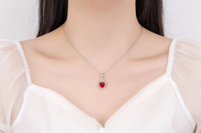 Conjunto de Joyas Corazón de Rubí - Image 13
