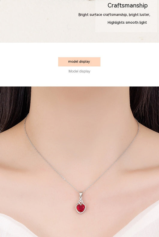 Conjunto de Joyas Corazón de Rubí - Image 17