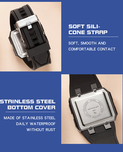 Reloj Cuadrado Luminoso Versátil - Diseño Moderno para Cualquier Ocasión - Image 34