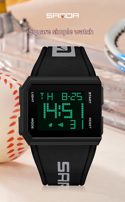 Reloj Cuadrado Luminoso Versátil - Diseño Moderno para Cualquier Ocasión - Image 35