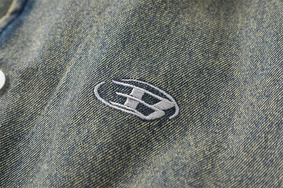 Chaqueta Denim Acolchada con Degradado de Color - Image 21