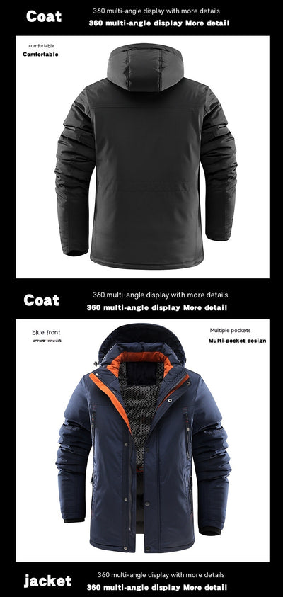 Abrigo Acolchado para Hombre - Chaqueta Térmica de Algodón Grueso - Image 10