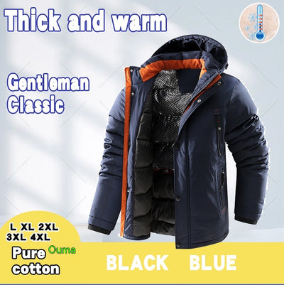 Abrigo Acolchado para Hombre - Chaqueta Térmica de Algodón Grueso - Image 14