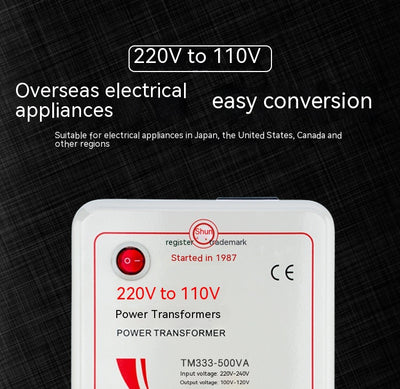 Convertidor de Voltaje 220V a 110V - Transformador Bidireccional para Electrodomésticos - Image 15