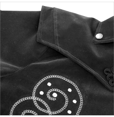 Abrigo Gótico Halloween con Cuello Alzado para Hombre - Image 20