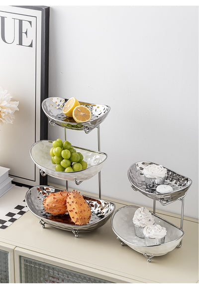 Juego de Platos Multicapa de Lujo Asequible para Frutas y Snacks - Image 20
