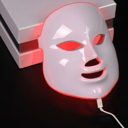 Máscara Facial de Fotones Luz Roja y Púrpura - Dispositivo Antiacné Profesional - Image 16
