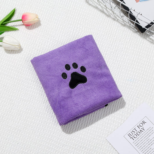 Toalla de Baño Rápida Secado para Perros y Gatos - Felpa Coral Súper Absorbente - Image 30