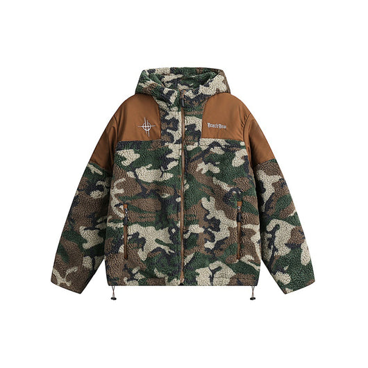 Abrigo Hoodie Camuflaje Retro de Algodón para Hombre - Image 13