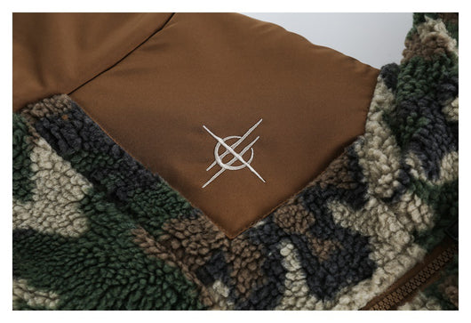 Abrigo Hoodie Camuflaje Retro de Algodón para Hombre - Image 14