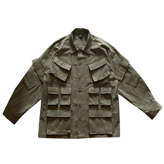 Chaqueta de Trabajo Estilo Japonés Primavera-Otoño Talla Industrial - Image 25