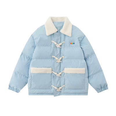 Vestido de Algodón Invierno Hombre Contraste de Colores Estilo Urbano - Image 37