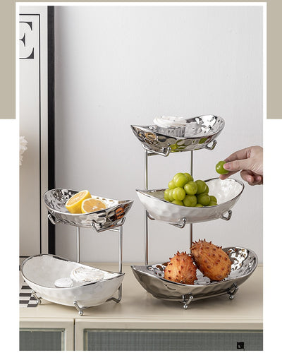 Juego de Platos Multicapa de Lujo Asequible para Frutas y Snacks - Image 28