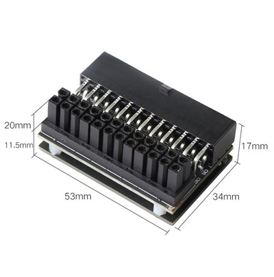 Conector ATX 24 Pines en Ángulo Recto para Fuente de Poder - Image 9