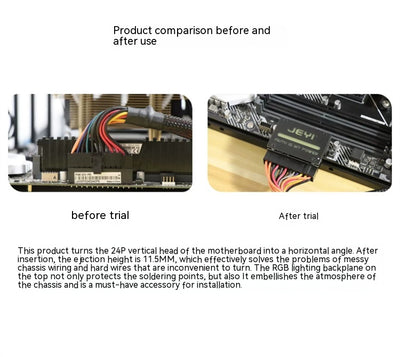 Conector ATX 24 Pines en Ángulo Recto para Fuente de Poder - Image 11