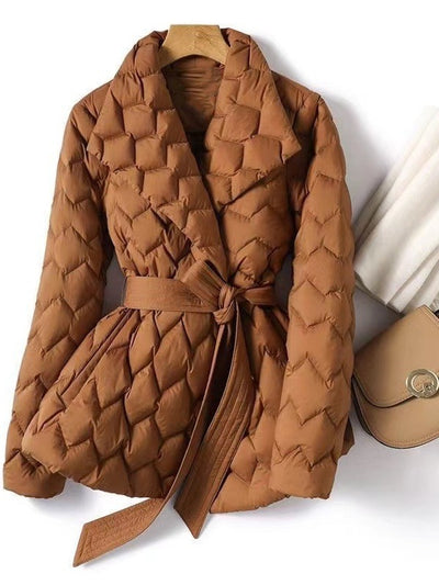 Chaqueta Acolchada Ligera con Plumón - Diseño Ondulado Invierno - Image 12