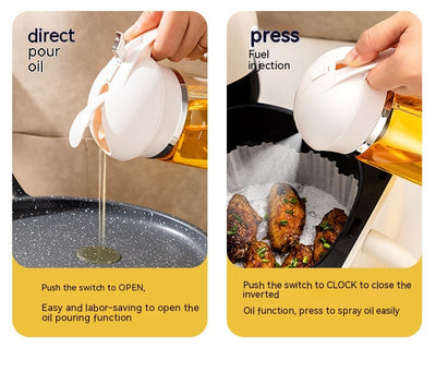 Dispensador de Aceite Dual 2 en 1 - Spray y Vertido - Image 11