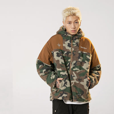 Abrigo Hoodie Camuflaje Retro de Algodón para Hombre - Image 20