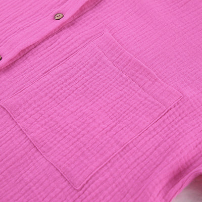 Pijama de Algodón Crepe Versátil - Conjunto Dos Piezas Holgado para Casa y Salida - Image 21