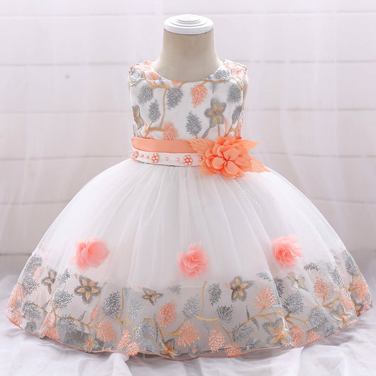 Vestido Princesa con Encaje a Juego de Colores - Image 16