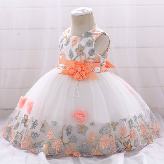 Vestido Princesa con Encaje a Juego de Colores - Image 17