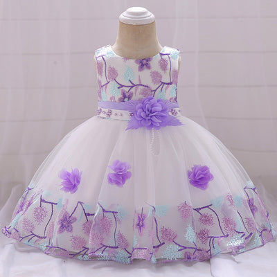 Vestido Princesa con Encaje a Juego de Colores - Image 21