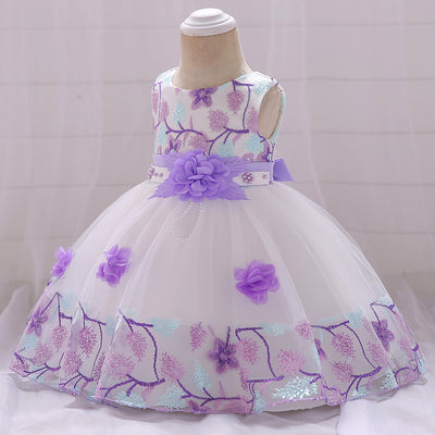 Vestido Princesa con Encaje a Juego de Colores - Image 22