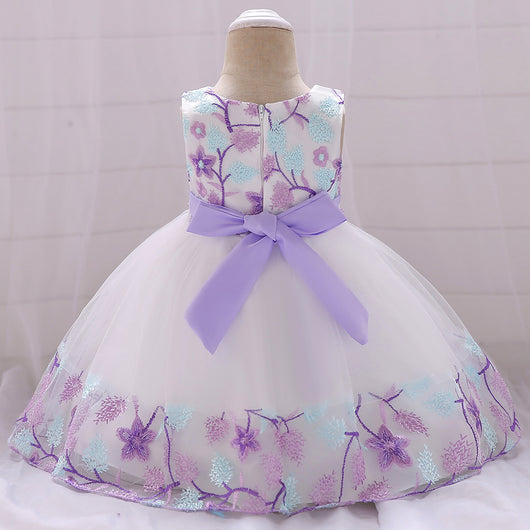 Vestido Princesa con Encaje a Juego de Colores - Image 23