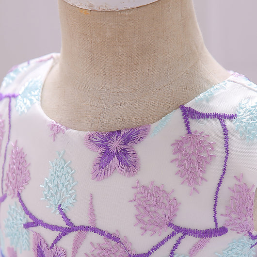 Vestido Princesa con Encaje a Juego de Colores - Image 24