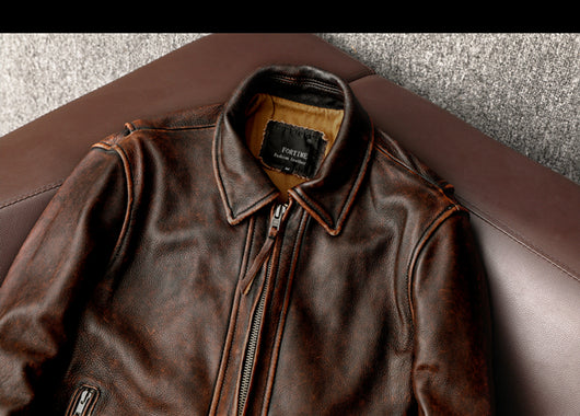 Chaqueta Motociclista Desgastada Stone Grinding - Image 28