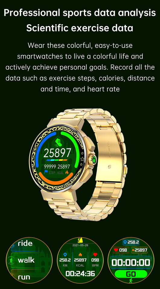 Reloj Inteligente Deportivo con Monitoreo de Salud y Bluetooth - Image 44