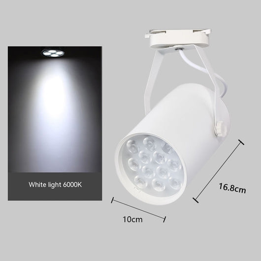 Foco LED de Riel 12W/18W para Tiendas - Iluminación Profesional de Alto Brillo - Image 14