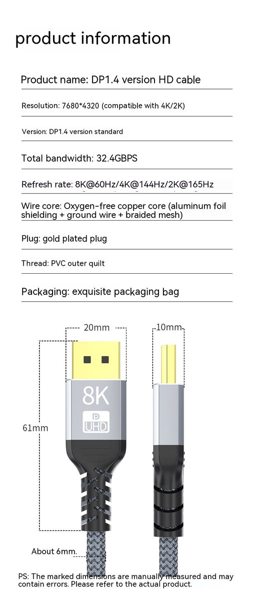 Cable de Conexión 8K para TV y Computadora - Image 8