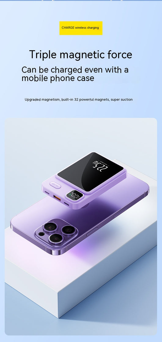 Batería Portátil Magnética 20000 mAh - Carga Rápida y Diseño Compacto - Image 40