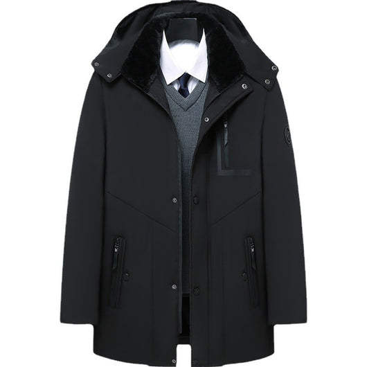 Abrigo de Invierno para Hombre con Gorro Removible - Algodón Grueso - Image 10