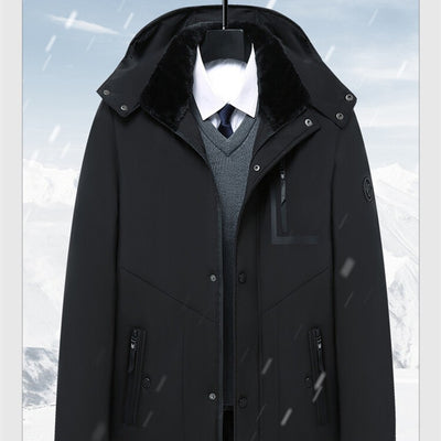Abrigo de Invierno para Hombre con Gorro Removible - Algodón Grueso - Image 12