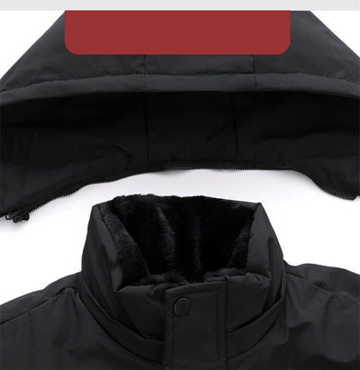 Abrigo de Invierno para Hombre con Gorro Removible - Algodón Grueso - Image 14