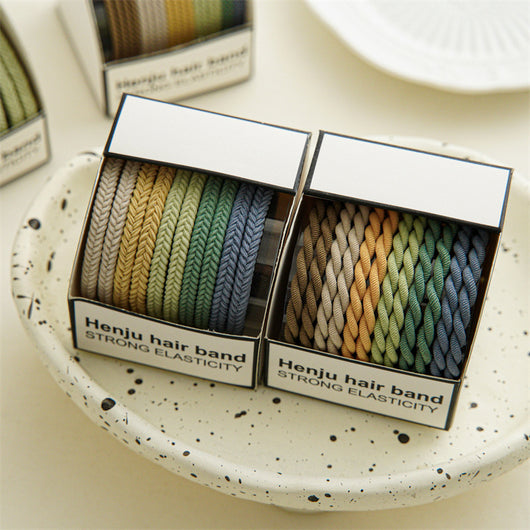 Banda Elástica para Cabello Tejida - Diadema Deportiva Resistente para Mujeres - Image 37