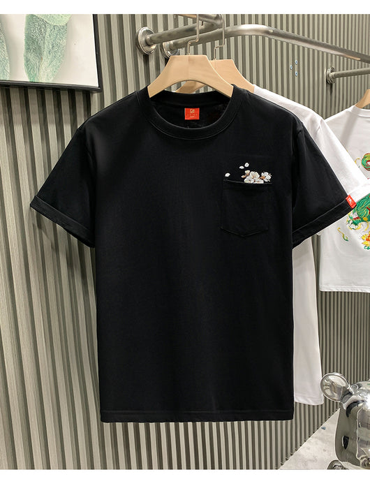 Camiseta Casual de Lujo Ligero para Hombre - Estilo Moderno - Image 19