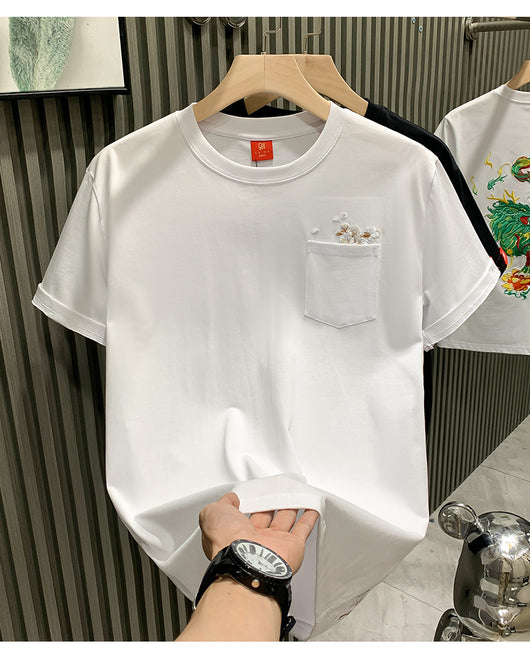 Camiseta Casual de Lujo Ligero para Hombre - Estilo Moderno - Image 20
