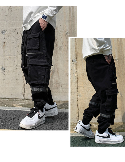 Pantalones Holgados Talla Extra Grande Estilo Mecánico - Image 9