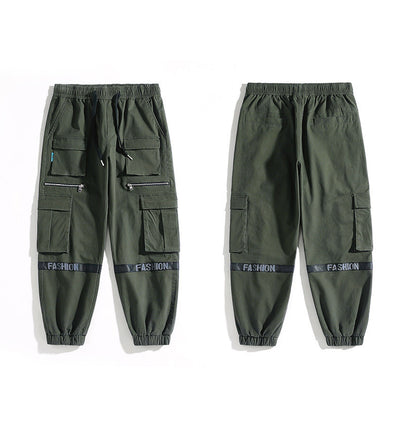 Pantalones Holgados Talla Extra Grande Estilo Mecánico - Image 13
