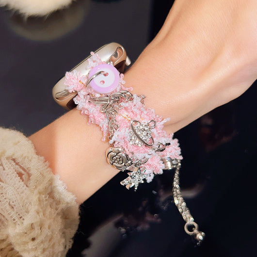 Pulsera Aromática Mariposas Tejidas Rojo Invierno - Difusor Portátil - Image 7