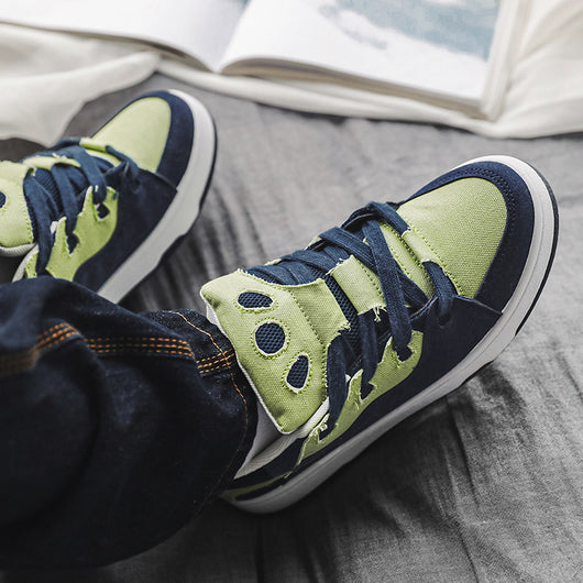 Zapatillas Casuales de Lona Baja para Hombre - Estilo Niche Skate - Image 17