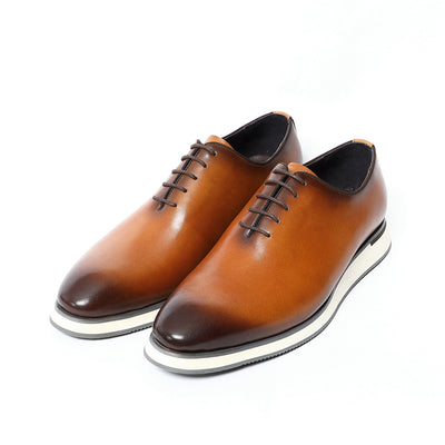 Zapatos Oxford de Cuero Genuino Fabricados a Mano - Elegancia Profesional para Hombres - Image 28
