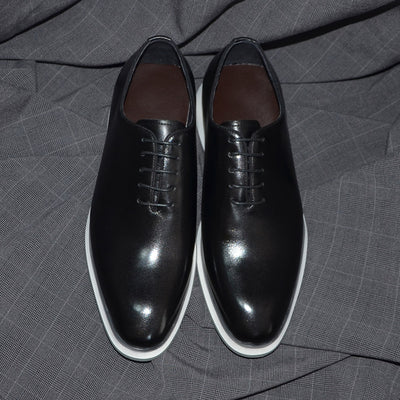 Zapatos Oxford de Cuero Genuino Fabricados a Mano - Elegancia Profesional para Hombres - Image 30