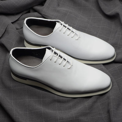 Zapatos Oxford de Cuero Genuino Fabricados a Mano - Elegancia Profesional para Hombres - Image 31